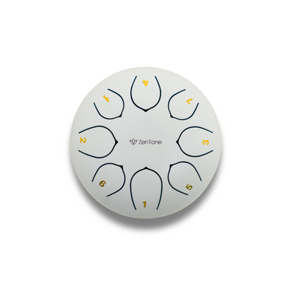 The ZenTone Drum in White