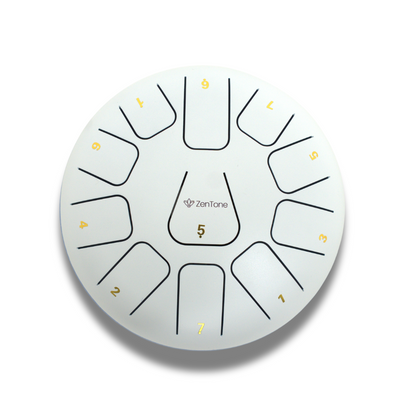 The ZenTone Drum in White
