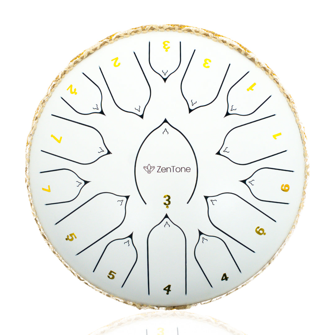 The ZenTone Drum in White
